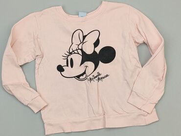 sweterek w róże: Bluza, Disney, 12 lat, 146-152 cm, stan - Bardzo dobry
