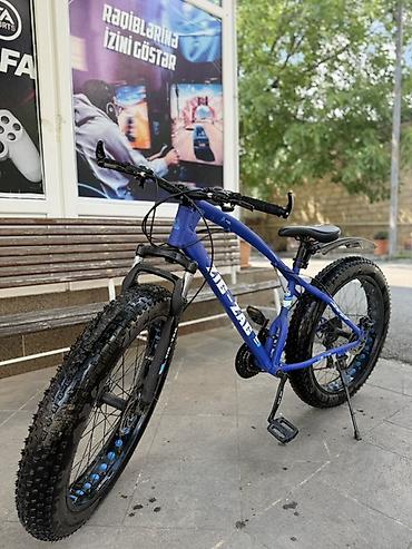 velosipedlə: Zig-Zag fatbike velosiped Real Aliciya Endirim😍 - Rəng: mavi - Karkas — 2