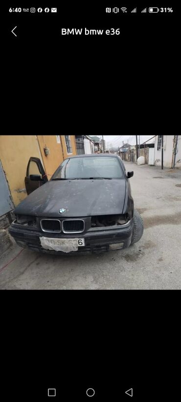 bmw 116: Bmw e36 kuza maşın sökülür ehtiyyat hissələri satılır