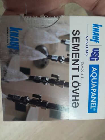 ремонт водонагревателей: Knauf USG Systems Aquapanel daxili sement lövhəsi. Daxili tikinti və