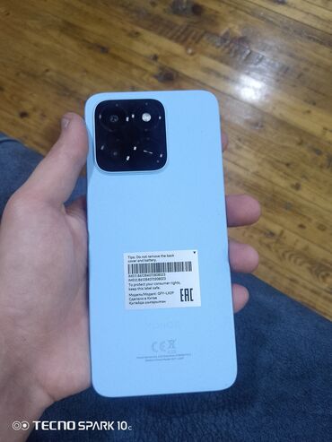 İnformatika: Honor X5b Plus, 128 GB, rəng - Mavi, Barmaq izi