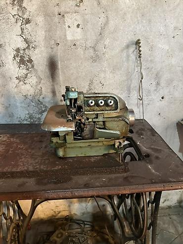 dikis masini: Overlok tikiş maşını (stol və ayaq bazası ilə) QİYMET RAZILAŞMA YOLU — 4