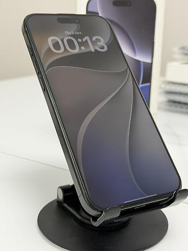 Мобильные телефоны и аксессуары: IPhone 16 Pro Max, Б/у, 1 ТБ, Черный, Коробка, 92 % — 10