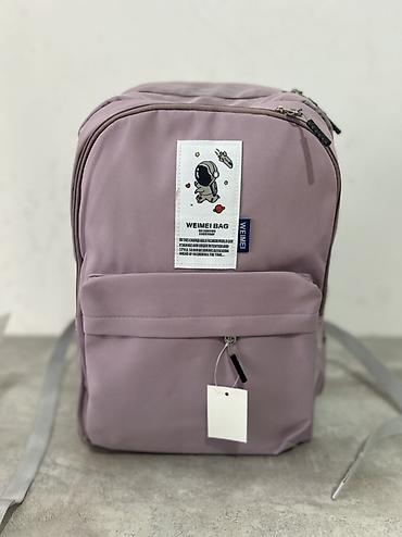kipling monkey: Рюкзак WEIMEI BAG, лиловый - Вместительное двухсекционное отделение — 1
