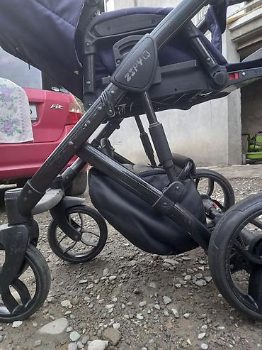stokke xplory v6: Коляска, цвет - Фиолетовый, Б/у — 6