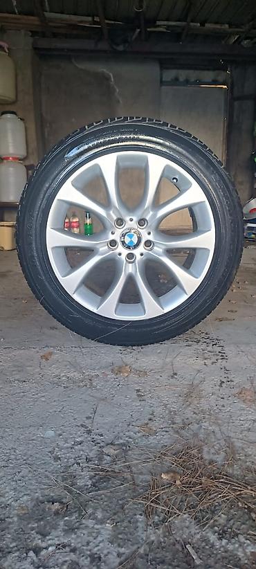 disk 19: BMW üçün orijinal təkər diski və şin komplekti. - Disk: BMW loqolu — 2