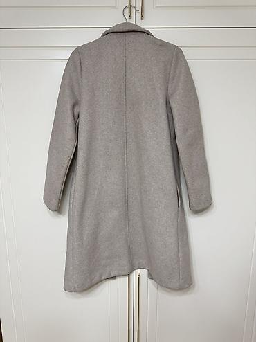 Пальто: Пальто, Zara, XS, цвет - Бежевый — 2