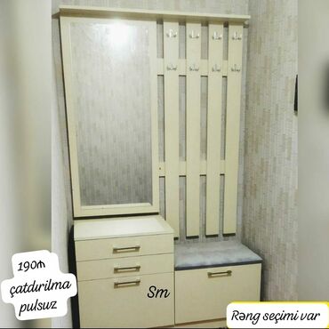 qurğuşun qiymeti: *Dəhliz Dolabı* Sifarişlə hazırlanır *Qiymət 190 AZN* Rəng seçimi