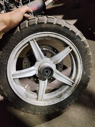 r17 honda: Колеса в сборе <130 / 70 / R <13, Лето, Б/у, Комплект, Литые — 5