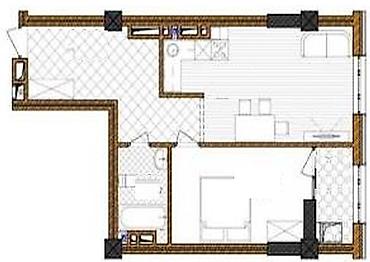 кварита: Студия, 59 м², Южная Магистраль 8 этаж — 2