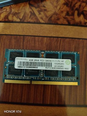 ddr4 4gb ram laptop: RAMAXEL laptop yaddaşı - Tip: SO-DIMM DDR3 (PC3-12800S) - Tutum: 4 GB — 1