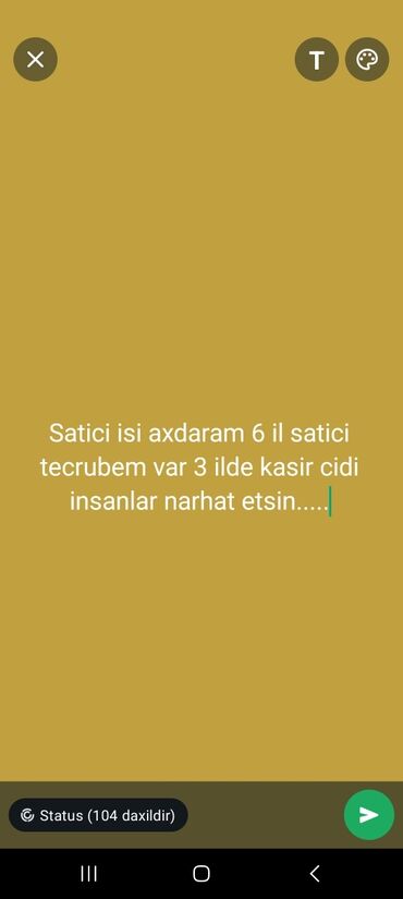 razinde iş: Cidi insanlar yazsin ise eytiyac var deye gic gic yaxmayin