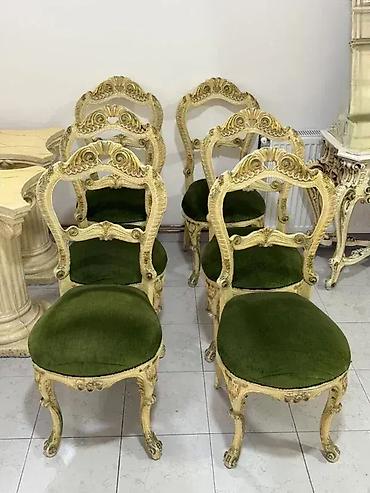 forma ideale trpezarije: Stilske stolice 6 komada Venecijanski barok ✨ Cena za komad 💰 Dobro — 2