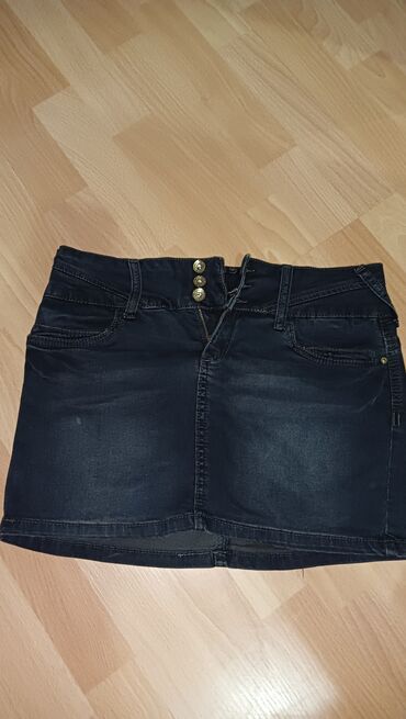 zenske teksas suknje: S (EU 36), Mini, bоја - Tamnoplava