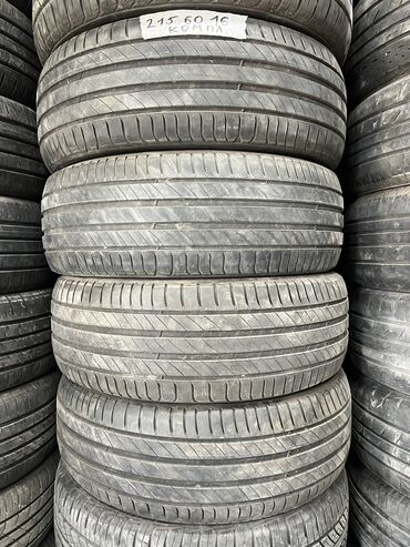 диск майнкрафт: Шины 215 / 60 / R 16, Лето, Б/у, Комплект, Легковые, Япония, Michelin