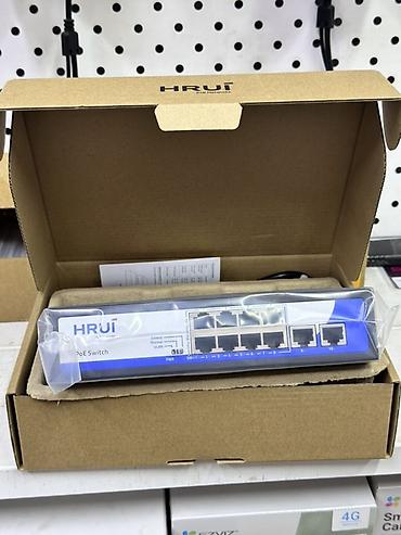 роутер с поддержкой сим карты: Коммутатор HRUI PoE Switch - Тип: неуправляемый PoE-коммутатор для — 2