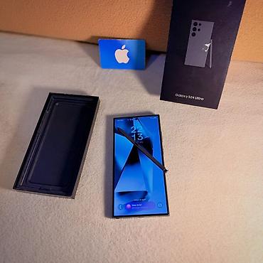 Elektronika: Samsung Galaxy S24 Ultra, 256 GB, rəng - Boz, Simsiz şarj — 2