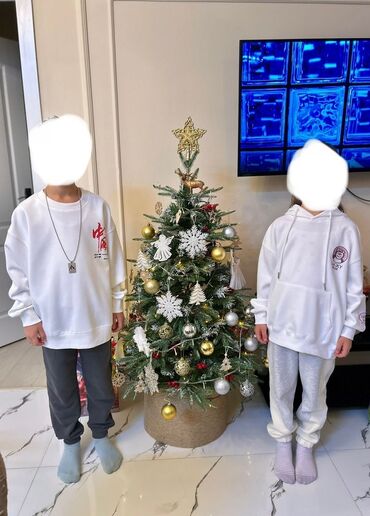 Qazanlar: Təbii görünüşlü, dekorativ bayram şam ağacı - Hündürlük: orta ölçü