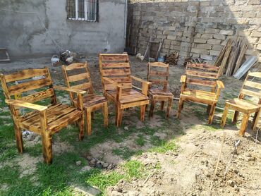 ikinci el mebelleri: Restoran və bağ üçün masa ve stullar ( masa kreslo ve oturacaqlar,)