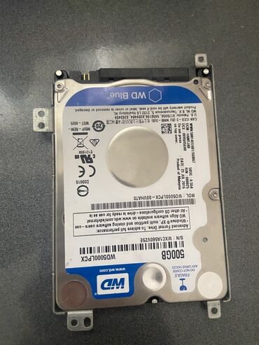 2gb ddr3 notebook ram: Daxili Sərt disk (HDD) Western Digital (WD), 512 GB, 5400 RPM, 2.5"