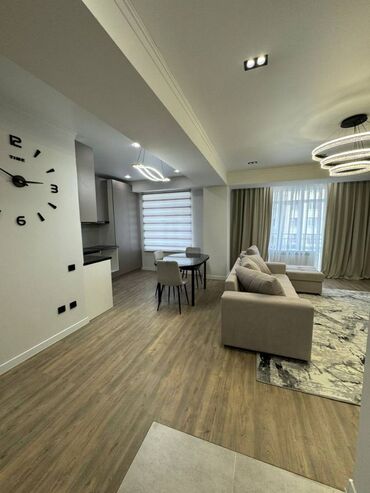 8 мкр квартиры: 3 комнаты, 90 м², Элитка, 8 этаж, Дизайнерский ремонт