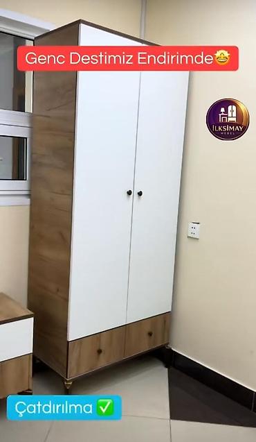 Uşaq mebeli: Gənc otağı üçün mebel dəsti Tərkib: - Tək nəfərlik çarpayı (ağ və — 1