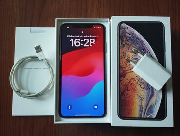 Çaydanlar: IPhone Xs Max, 64 GB, Qızılı, Simsiz şarj, Face ID, Sənədlərlə
