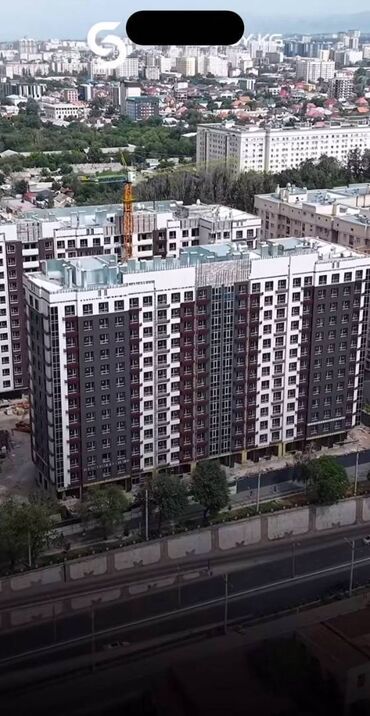 снять квартиру на долгий срок в бишкеке ок: 1 комната, 43 м², Элитка, 3 этаж, ПСО (под самоотделку)