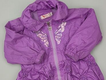 kamizelka fioletowa: Transitional jacket, 2-3 years, 92-98 cm, condition - Good