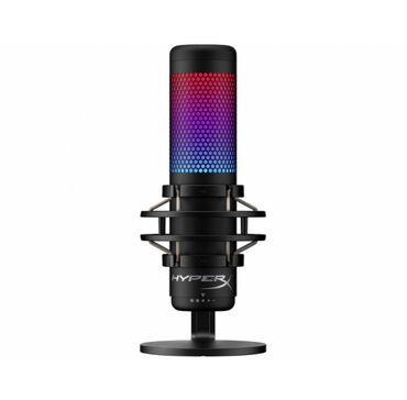Студийные микрофоны: Микрофон HYPERX QuadCast S Практически новый, пользовался меньше