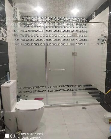 Duş kabinaları, arakəsmələr: Yeni Üstü açıq kabina, Künc üçün, Ödənişli çatdırılma — 21