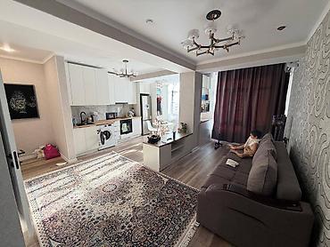 достук отель: 1 комната, 41 м², Ата-Тюрк парк Элитка, 12 этаж, Евроремонт — 1