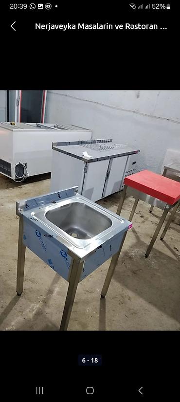 Restoran, kafe avadanlığı: Nerjaveyka masalar və restoran avadanlıqları hazırlanır. İstənilən — 9