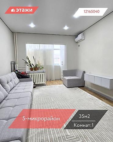 Продажа квартир: 1 комната, 35 м², 8 этаж — 1