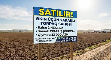 yeni emlak kiraye: 200 sot, Kənd təsərrüfatı, Kupça (Çıxarış) — 1