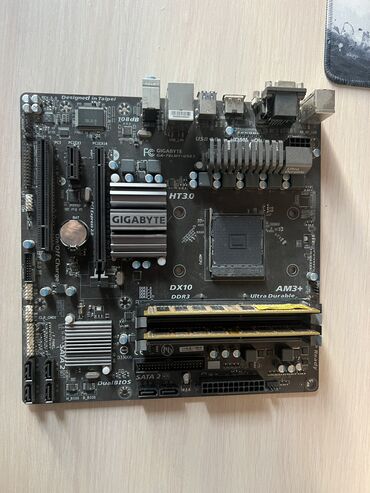 материнская плата ddr3: Материнская плата, Б/у, Gigabyte, AM3+, Micro-ATX, Для ПК