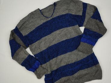 pięć lat w paski bluza w paski swiat: Women`s sweater, size One size