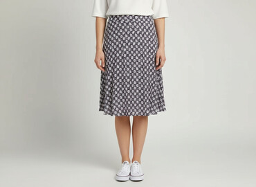 rozkloszowane spódnice z wysokim stanem: Marks & Spencer, Women`s skirt, size S