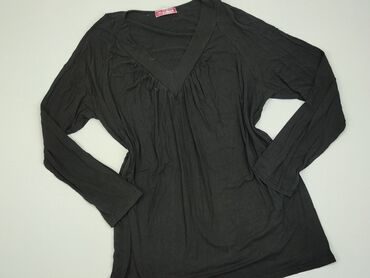 czarna sukienki długi rękaw: Sukienka, L, stan - Dobry