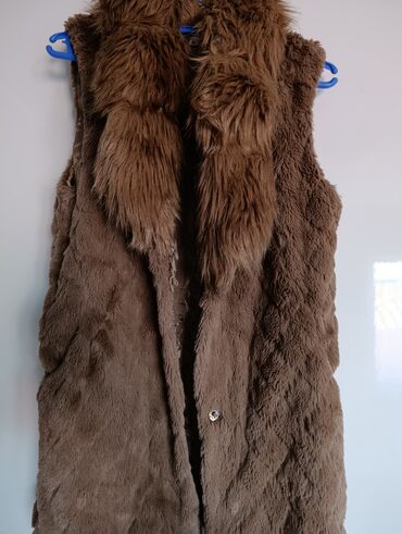 mokasine od prevrnute koze: M (EU 38), Faux fur, color - Brown