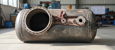 Baklar və çənlər: Bak, Metal, 1500 l l, İşlənmiş, Ünvandan götürmə — 1