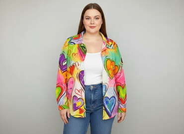 shein koszula w kratę: Shein, Koszula damska, rozmiar 2XL