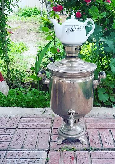 hava filtiri: Klassik samovar və çaydan dəsti - Material: metal gövdəli — 1