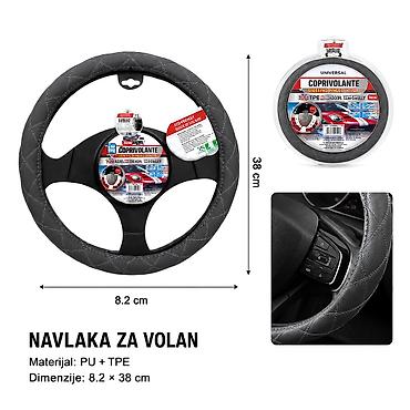 Navlake za volan: KMT navlaka za volan 2000124-A Opis: Zaštitna navlaka za volan koja — 1