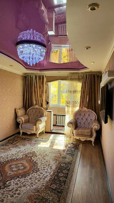 1 комнатная квартира без мебели: 2 комнаты, 46 м², 104 серия, 3 этаж, Евроремонт