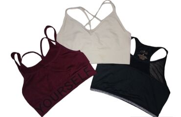 kratke majice i šortsevi za fitnes: S (EU 36), Poliester, Jednobojni, bоја - Bordo