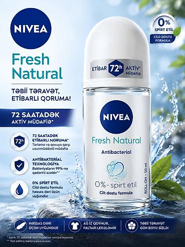 qadın sapaşkiləri: NIVEA Roll-on dezodorant/antiperspirant seriyası – 50 ml Variantlar — 1