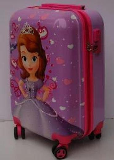 Rančevi, torbe i koferi: Dečji kofer na točkiće – motiv princeze - Čvrsta ABS/plastika školjka — 16