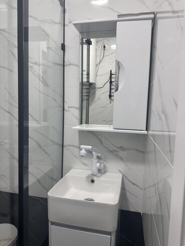 тумба под раковину в ванную: Тумба для ванны, С раковиной, цвет - Белый