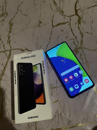 gəncə vakansiyalar 2018: Samsung Galaxy A52, 128 GB, rəng - Qara, Barmaq izi, Face ID, Sənədlərlə